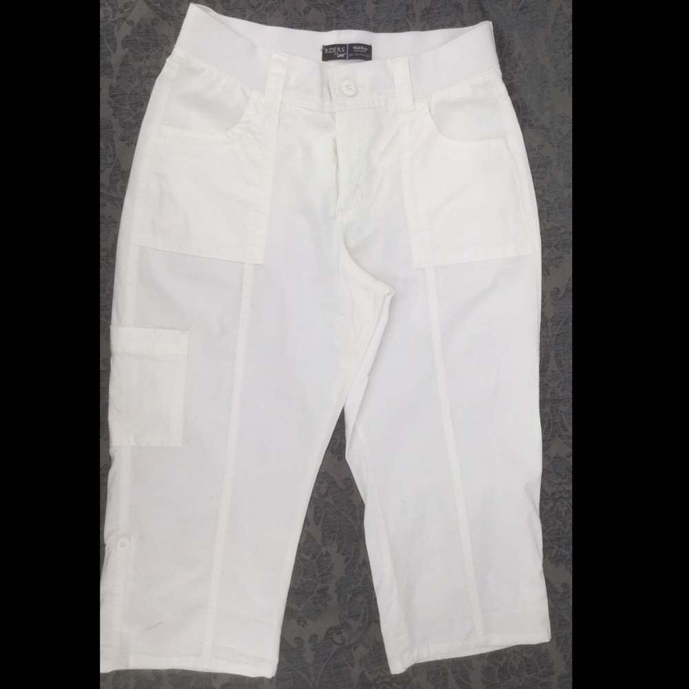 Riders by Lee 8M White Capris